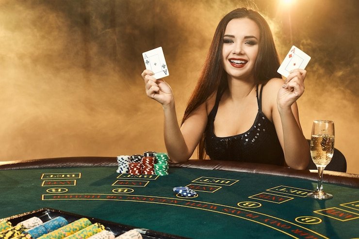 Tampilan pemilihan mode permainan gratis vs uang asli di spin online